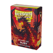 Dragon Shield: Japanese Size 60ct Sleeves - Ruby (Matte)