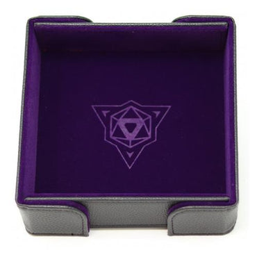 Die Hard Dice Folding Square Tray - Purple Velvet