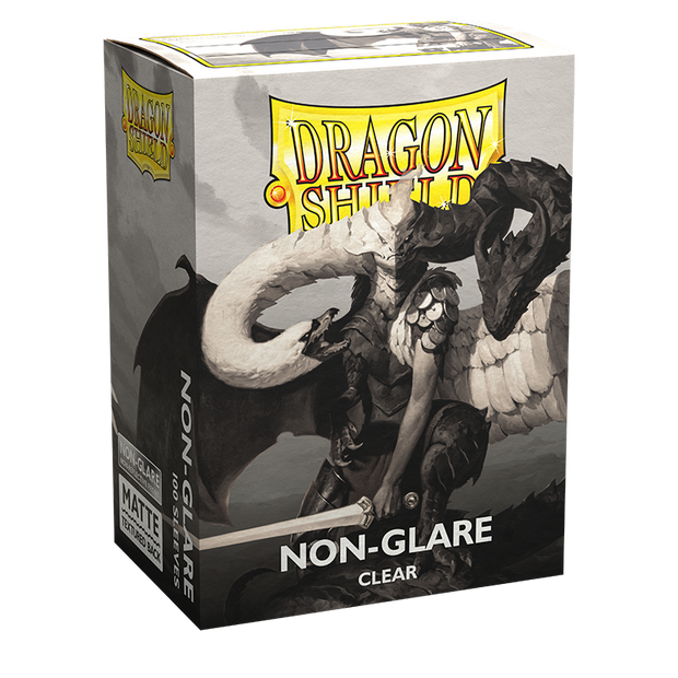 Dragon Shield: Standard 100ct Sleeves - Clear (Non-Glare Matte)