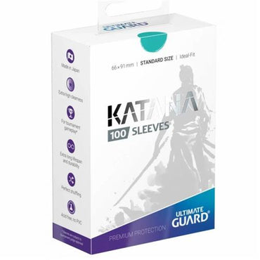 Ultimate Guard Katana Standard Size Sleeves Turquoise