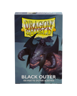 Dragon Shield: 100ct Outer Sleeves - Matte Black (Standard)