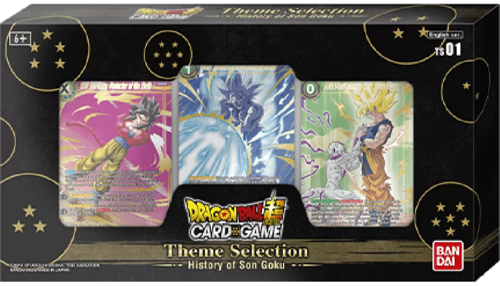 Dragon Ball Super Card Game Theme Selection History of Son Goku Display (TS01)