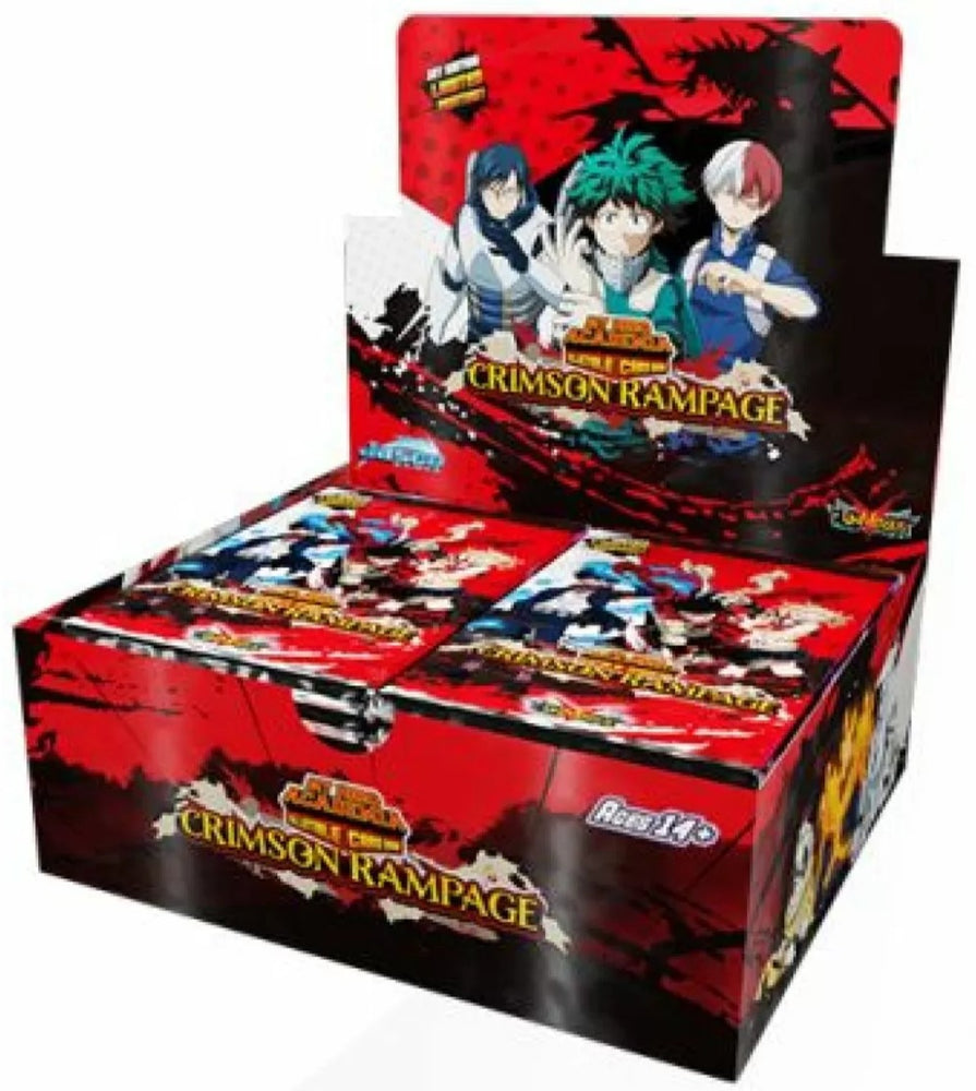 My Hero Academia Collectible Card Game Booster Box Wave 2 - Crimson Rampage