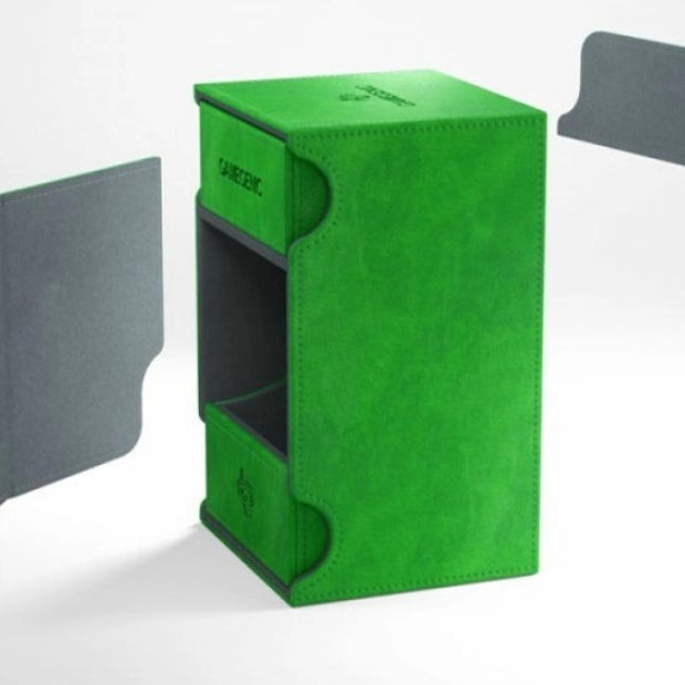 Gamegenic Watchtower 100+ Convertible Green Deck Box