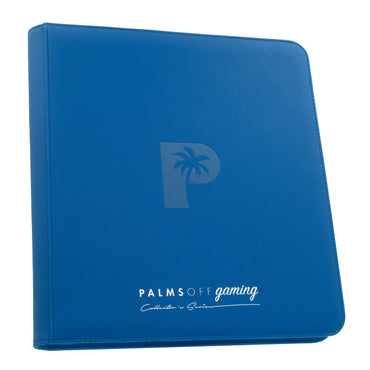 Collector's Series 12 Pocket Zip Trading Card Binder - BLUE