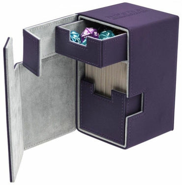 Ultimate Guard Flip n Tray Deck Case 100+ Standard Size XenoSkin Purple D