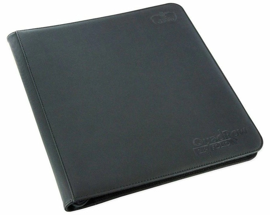 Ultimate Guard 12-Pocket QuadRow ZipFolio XenoSkin Black Folder
