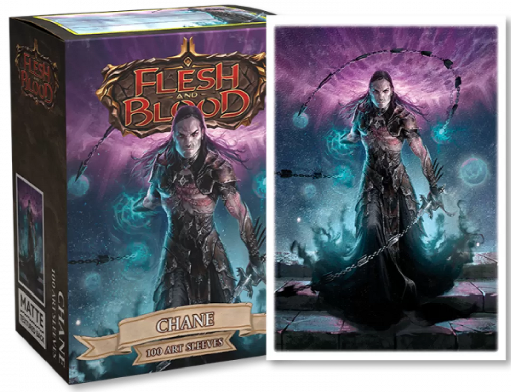Sleeves - Dragon Shield - Box 100 - Matte Art - Flesh and Blood Chane