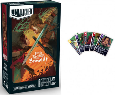 Unmatched Little Red Riding Hood vs Beowulf with Foil Promo Card