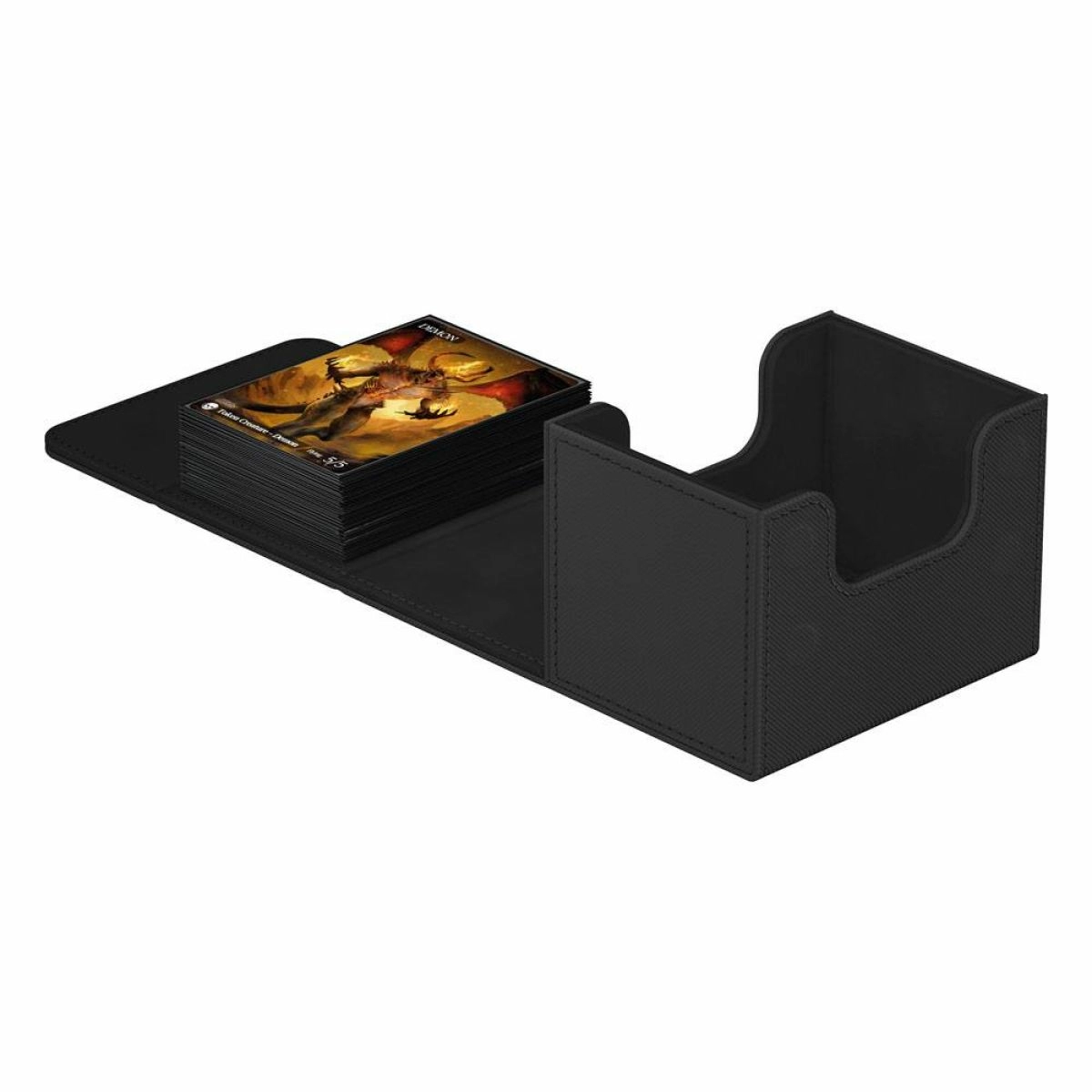 Ultimate Guard Sidewinder 80+ Xenoskin Monocolor Black Deck Box