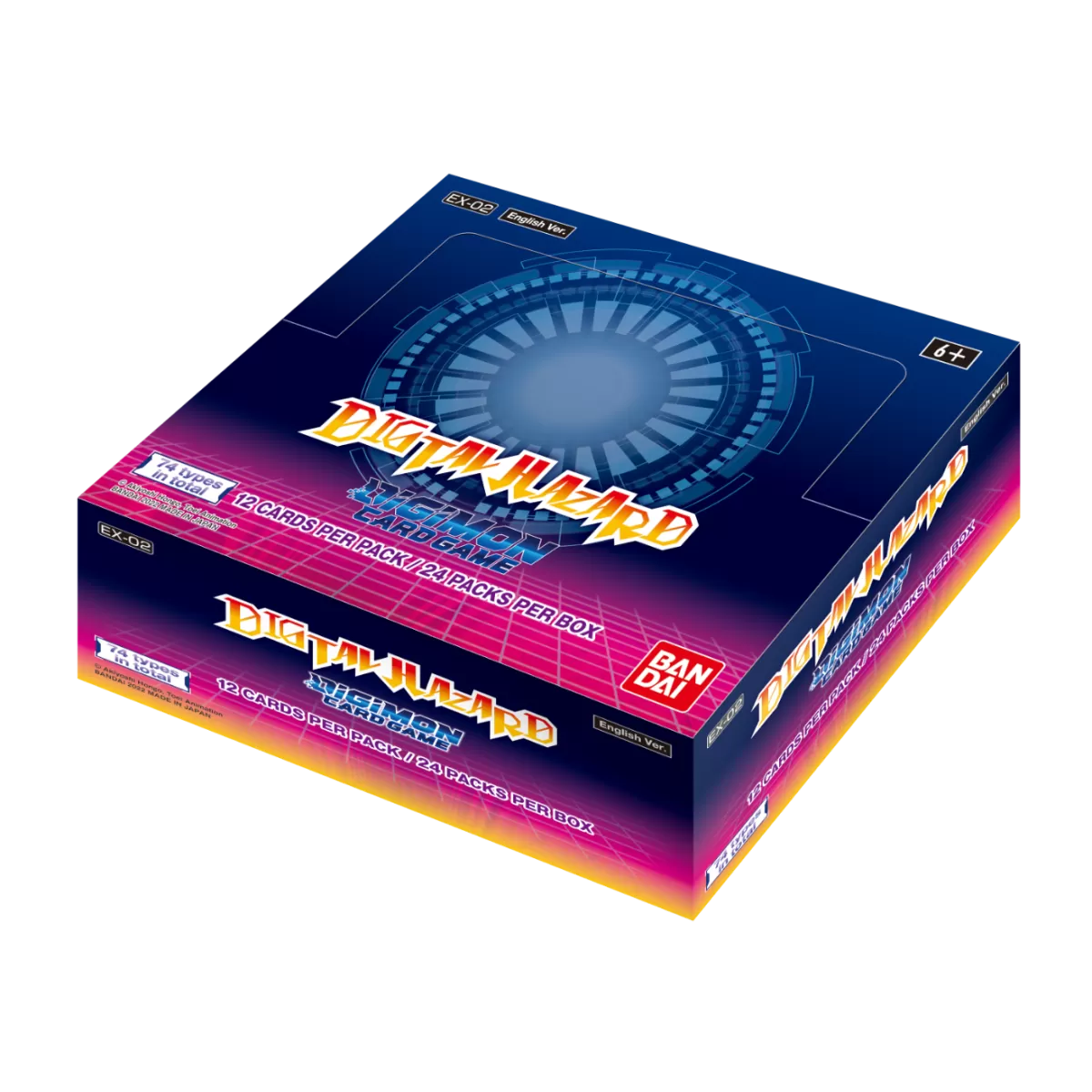 Digimon Card Game Digital Hazard [EX-02] Booster Box