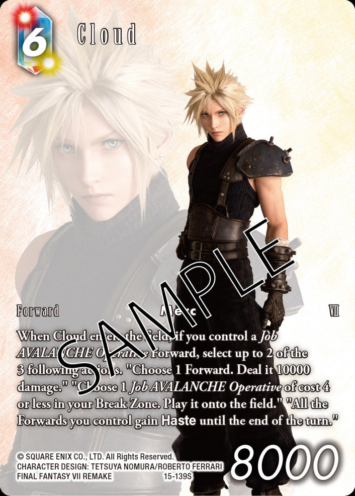 Final Fantasy TCG Two Player Starter Set Avalanche Vs Shinra