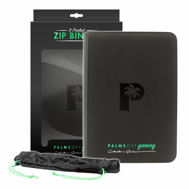 Palms Off Gaming Collector's Series 12 Pocket Zip Trading Card Binder