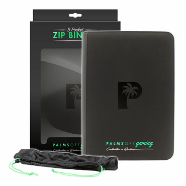 Palms Off Gaming Collector's Series 9 Pocket Zip Trading Card Binder