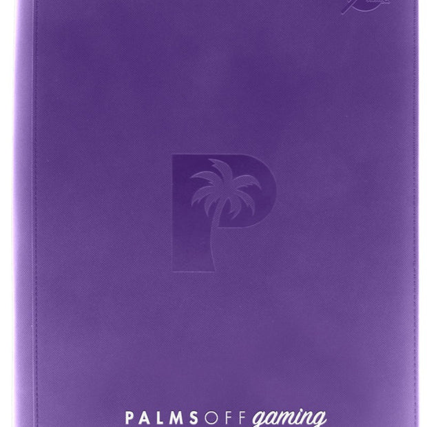 Palms Off Gaming Collector's Series 9 Pocket Zip Trading Card Binder – PURPLE