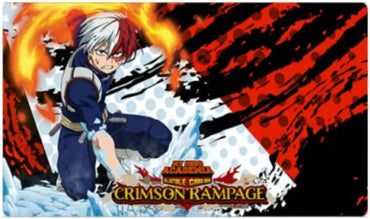 Shoto Todoroki Playmat - Wave 2 Crimson Rampage **DISCOUNTED DUE TO DAMAGED PACKAGING**