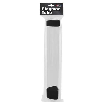 BCW Clear Playmat Tube with Black Caps/Dice