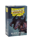 Dragon Shield: 100ct Outer Sleeves - Matte Black (Standard)