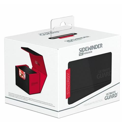 Ultimate Guard Synergy Sidewinder 100+ Black/Red Deck Box