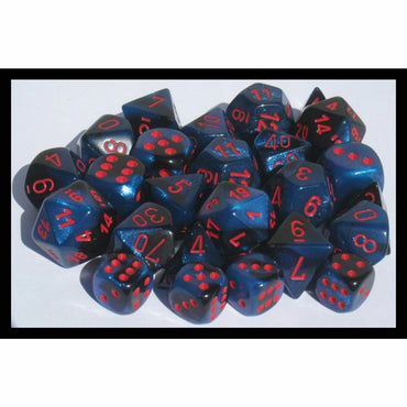 CHX 26658 Gemini 16mm d6 Starlight Black/Red Block (12)