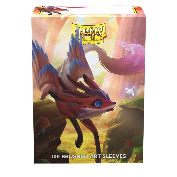 Dragon Shield: Standard 100ct Brushed Art Sleeves - The Fawnix
