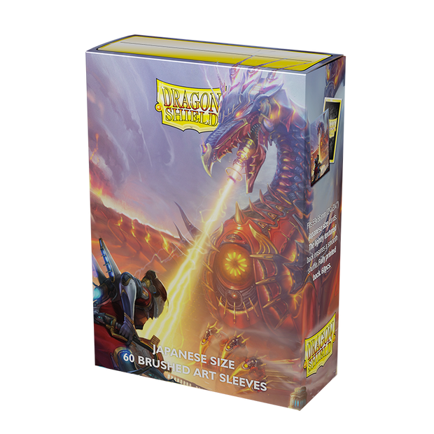Dragon Shield: Japanese Size 60ct Brushed Art Sleeves - Bolt Reaper