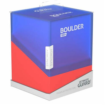 Ultimate Guard Synergy Boulder 100+ Blue/Red Deck Box