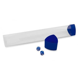 BCW Clear Playmat Tube with Blue Caps/Dice