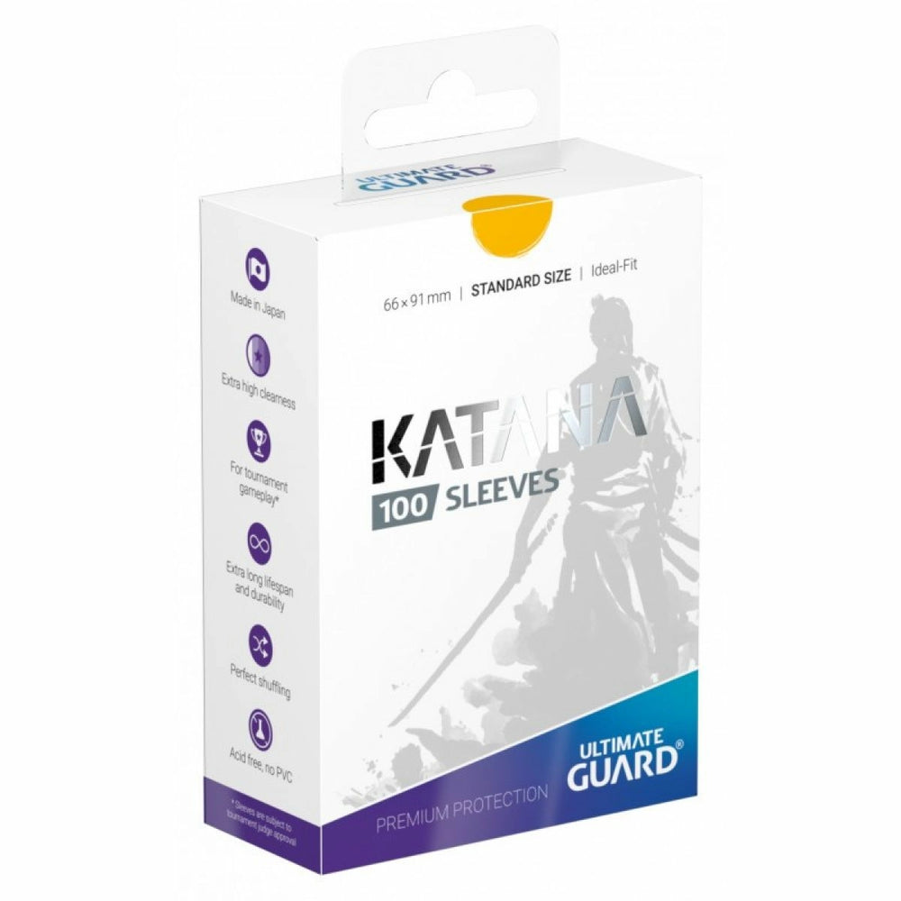 Ultimate Guard Katana Standard Size Sleeves Yellow